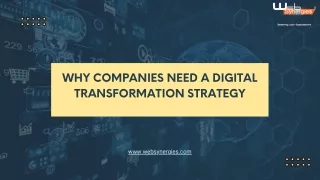 Why Companies Need a Digital Transformation Strategy