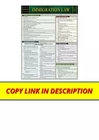 Kindle online PDF Immigration Law A Quickstudy Laminated Reference Guide free ac