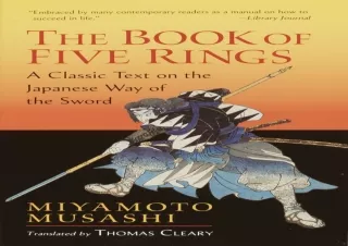 DOWNLOAD BOOK [PDF] The Book of Five Rings: A Classic Text on the Japanese Way of the Sword (Shambhala Library)