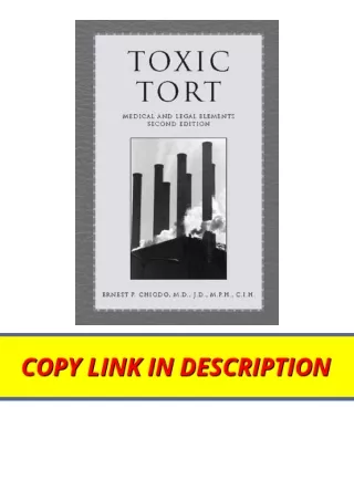 Ebook download Toxic Tort free acces