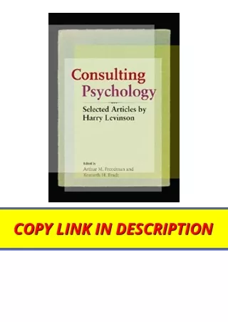 Download Consulting Psychology Selected Articles full
