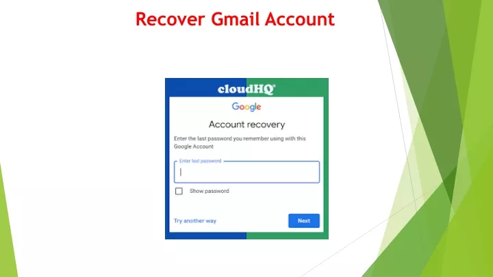 recover gmail account