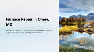 Furnace Repair in Olney, MD