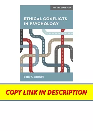 PDF read online Ethical Conflicts in Psychology free acces