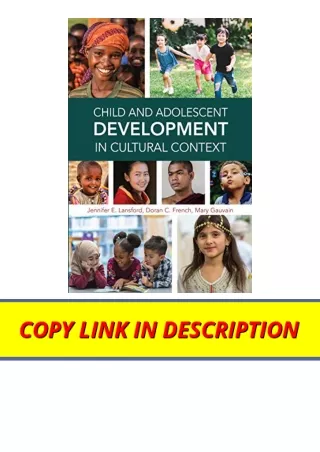 Kindle online PDF Child and Adolescent Development in Cultural Context for andro