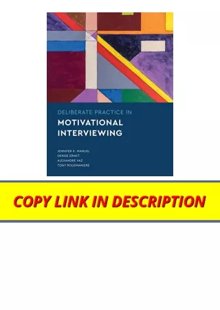 Ebook download Deliberate Practice in Motivational Interviewing Essentials of De