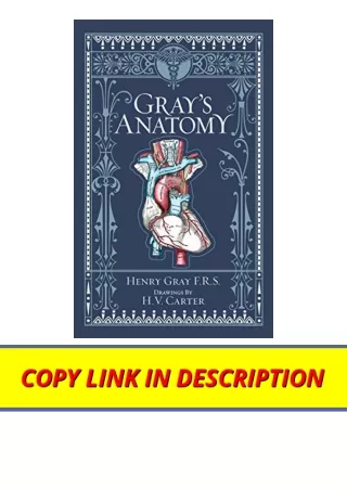 PDF read online Grays Anatomy Leatherbound Classics Leatherbound Classic Collect