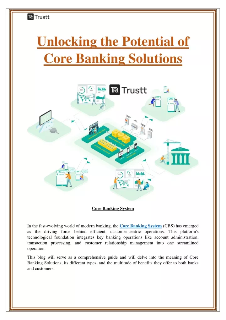 unlocking the potential of core banking solutions