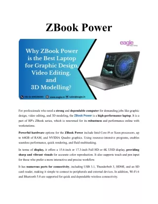 ZBook Power
