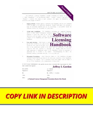 Download Software Licensing Handbook Second Edition unlimited