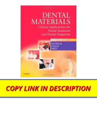 Download Dental Materials Clinical Applications for Dental Assistants and Dental