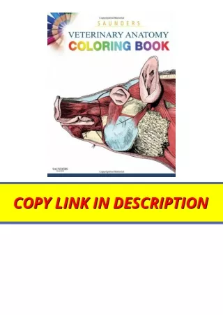 Ebook download Saunders Veterinary Anatomy Coloring Book free acces