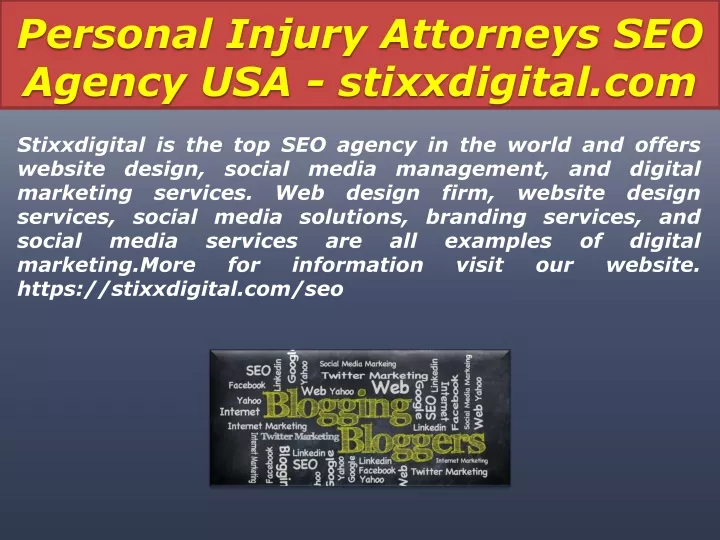 personal injury attorneys seo agency usa stixxdigital com