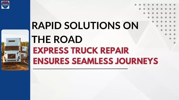 rapid solutions on the road express truck repair