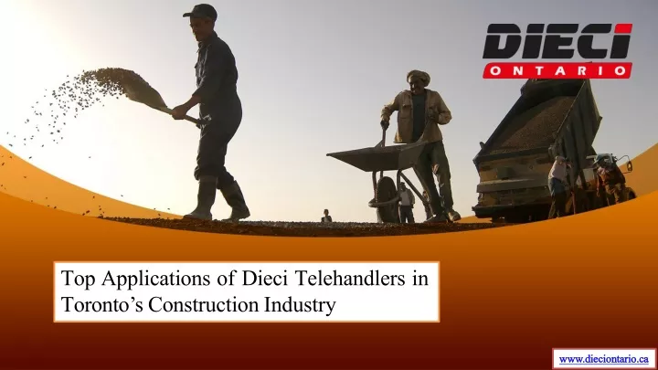 top applications of dieci telehandlers in toronto