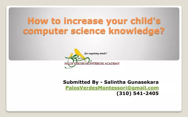 how to increase your child s computer science knowledge