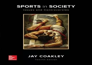 FREE READ (PDF) Sports in Society: Issues and Controversies