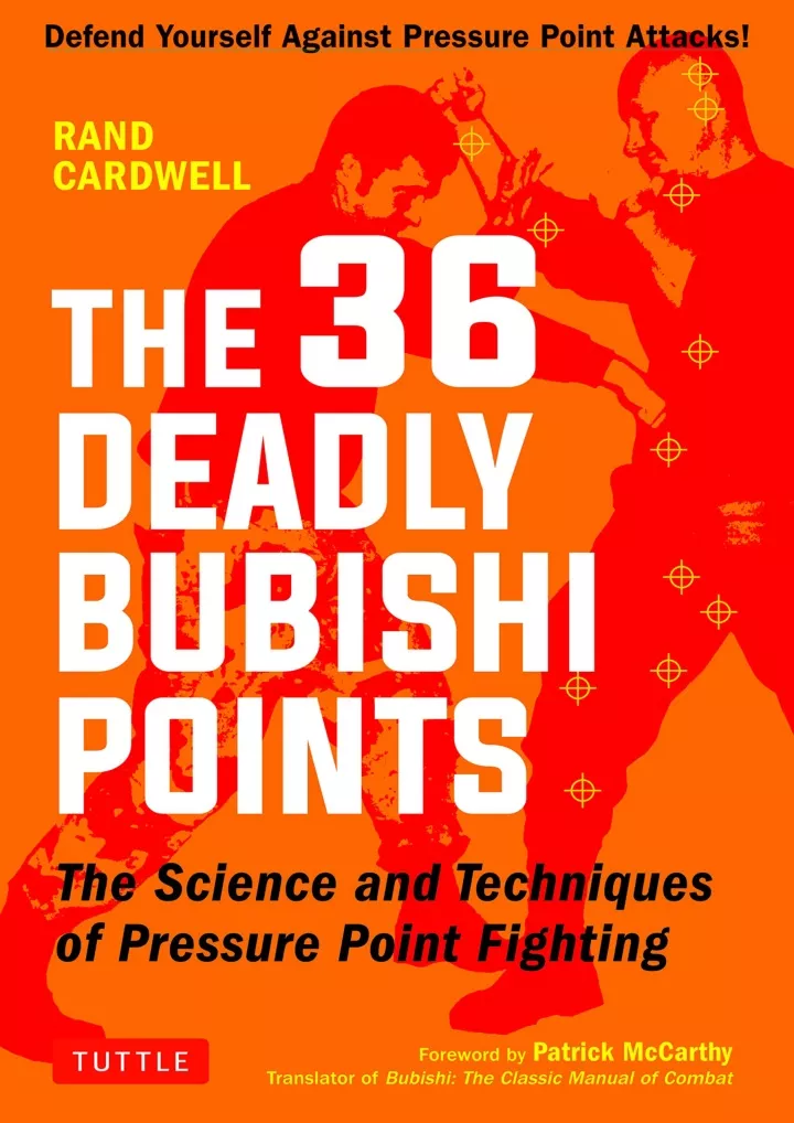 the 36 deadly bubishi points the science