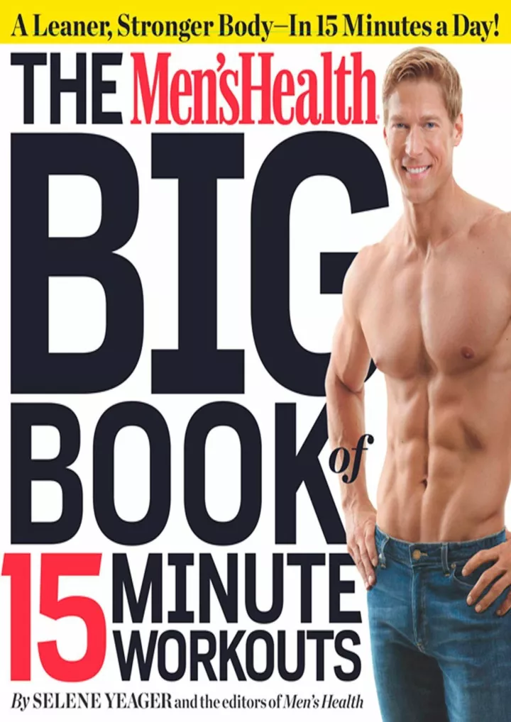 the men s health big book of 15 minute workouts