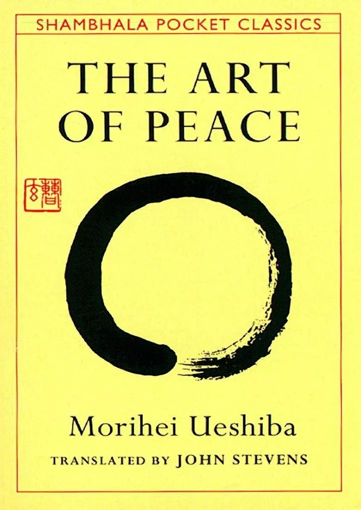 the art of peace teachings of the founder