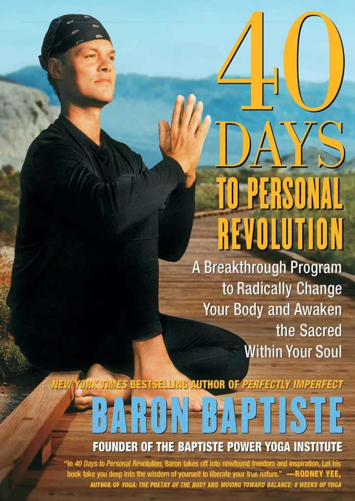 40 days to personal revolution 40 days