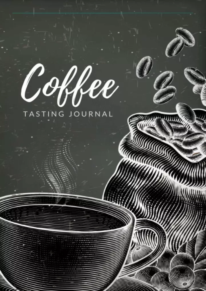 coffee tasting journal coffee journal record