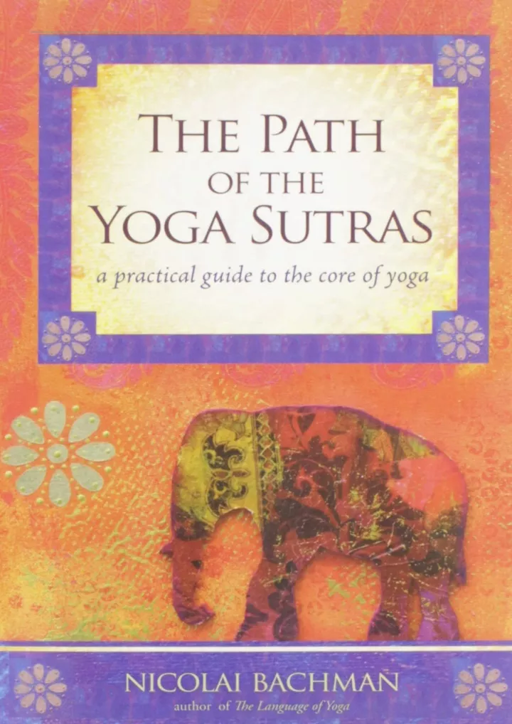 the path of the yoga sutras a practical guide