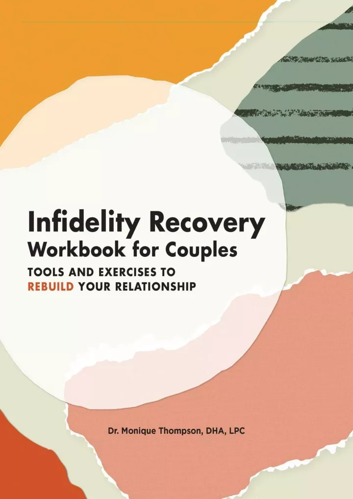 infidelity recovery workbook for couples tools