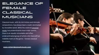 Elegance of Female Classical Musicians