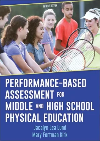 PDF Performance-Based Assessment for Middle and High School Physical Education f