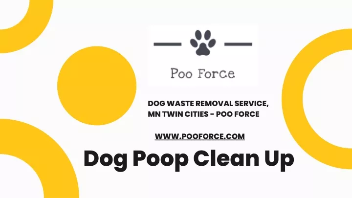 dog waste removal service mn twin cities poo force