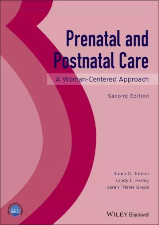 READ/DOWNLOAD Prenatal and Postnatal Care: A Woman-Centered Approach kindle