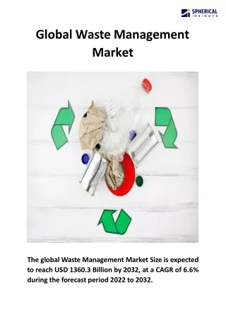 global waste management market