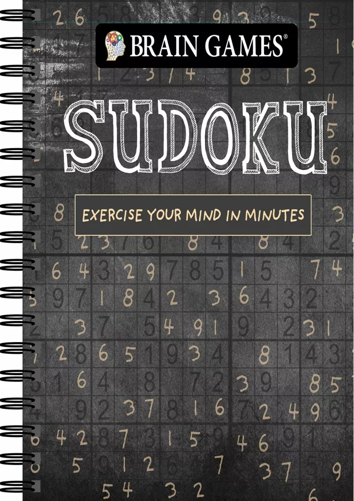 brain games sudoku chalkboard 1 exercise your