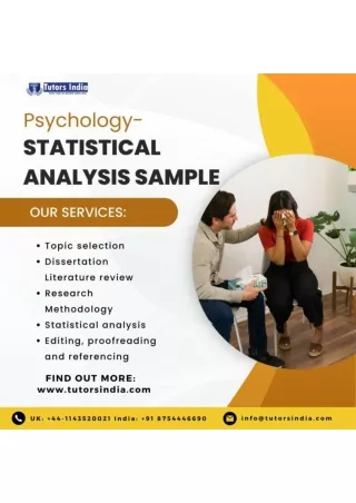 Statistical Analysis Sample
