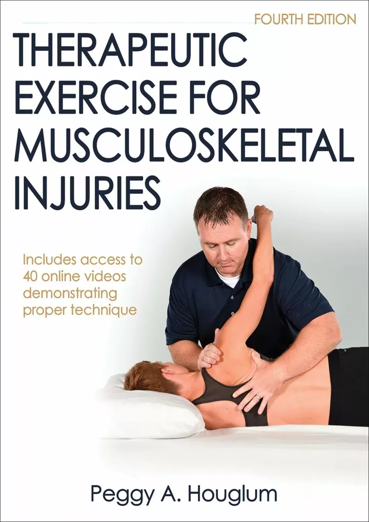 therapeutic exercise for musculoskeletal injuries