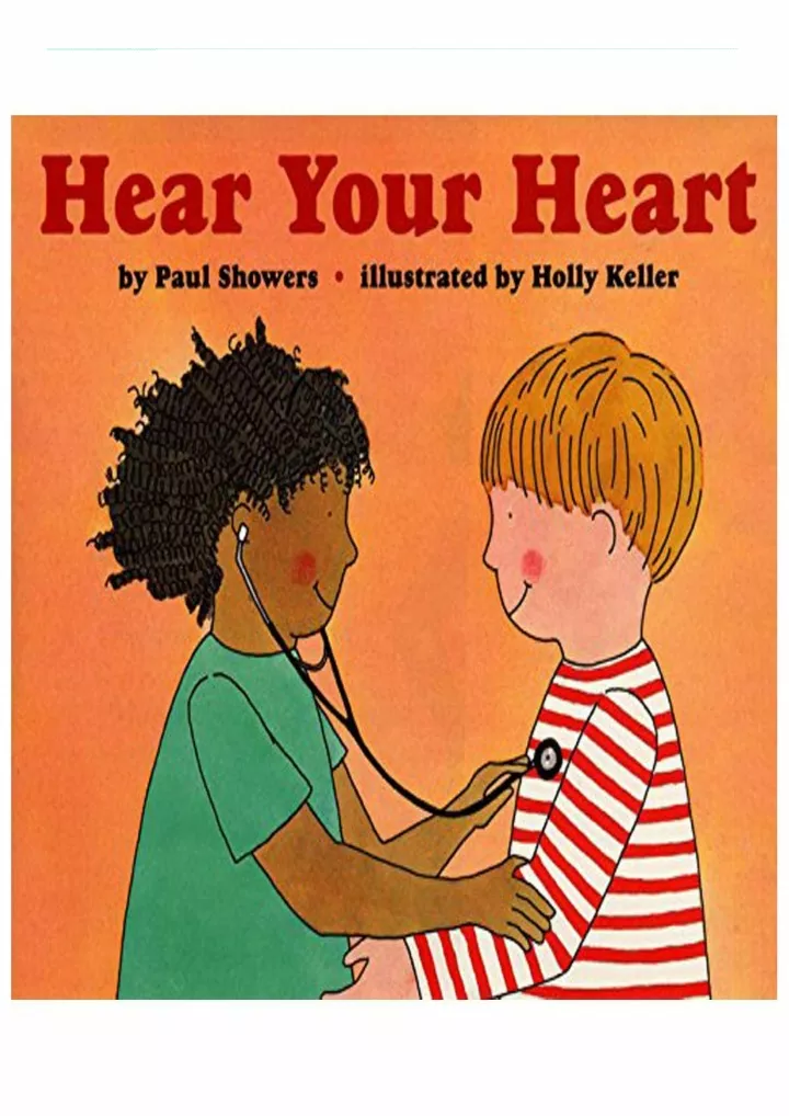 hear your heart let s read and find out science