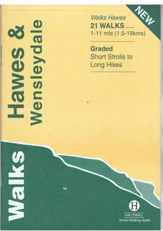 PDF KINDLE DOWNLOAD Walks Hawes and Wensleydale (Hallewell Pocket Walking Guides