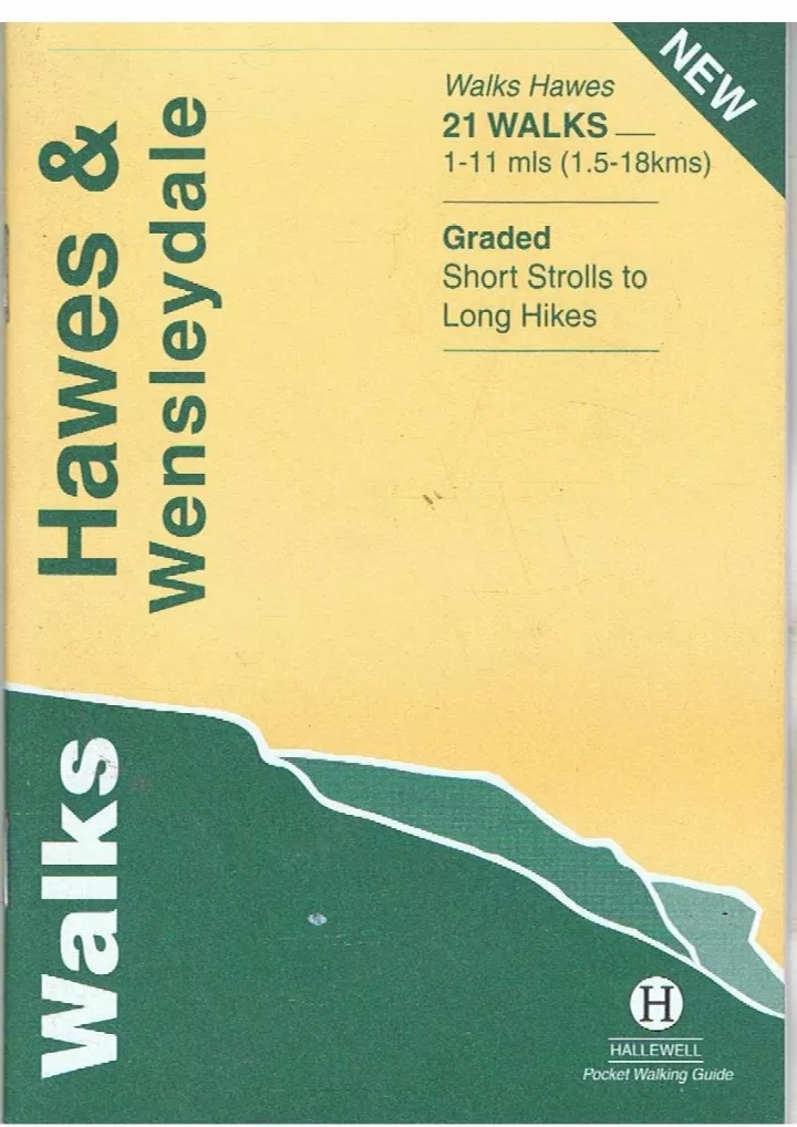 walks hawes and wensleydale hallewell pocket