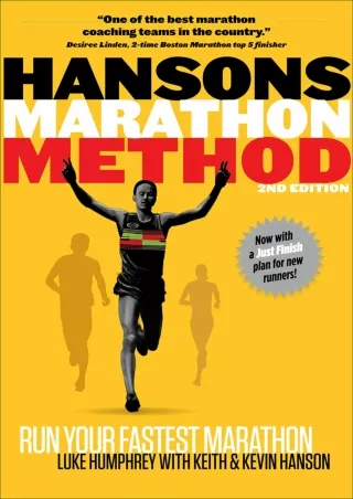 DOWNLOAD [PDF] Hansons Marathon Method: Run Your Fastest Marathon the Hansons Wa