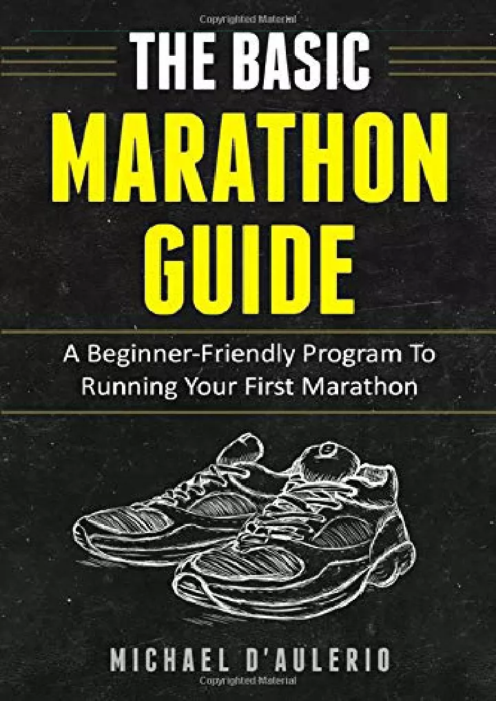 the basic marathon guide a beginner friendly