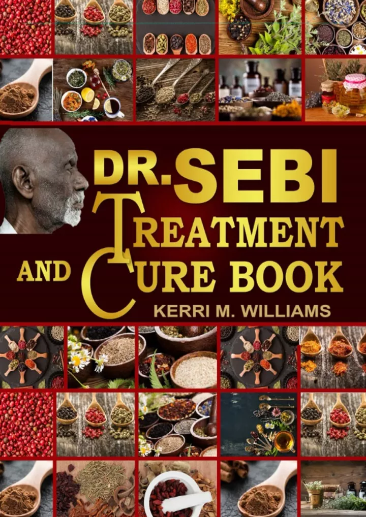 dr sebi treatment and cure book heal your sacred