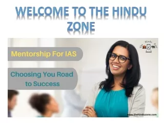 Mentorship for IAS: Choosing Your Road to Success