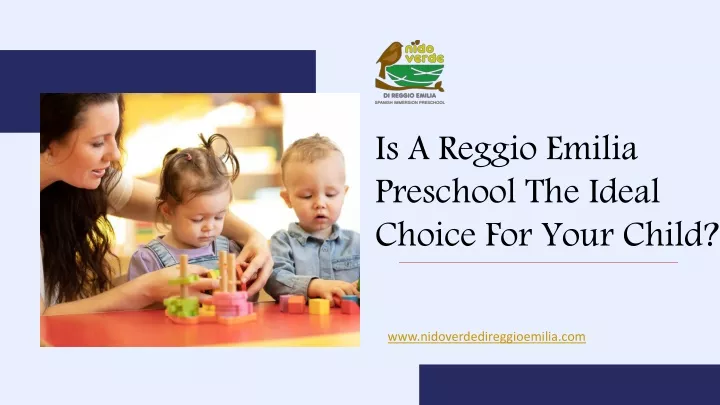 is a reggio emilia preschool the ideal choice