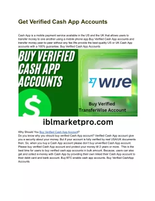 Get Verified Cash App Accounts