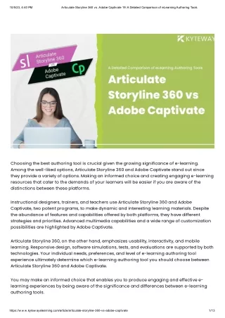 Articulate Storyline 360 vs. Adobe Captivate 19_ A Detailed Comparison of eLearning Authoring Tools