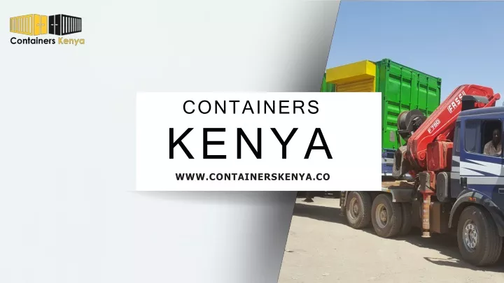 containers kenya