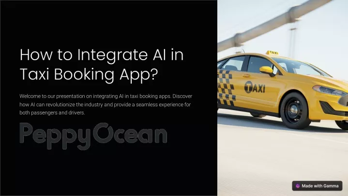 how to integrate ai in taxi booking app
