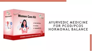 AYURVEDIC MEDICINE FOR PCOS