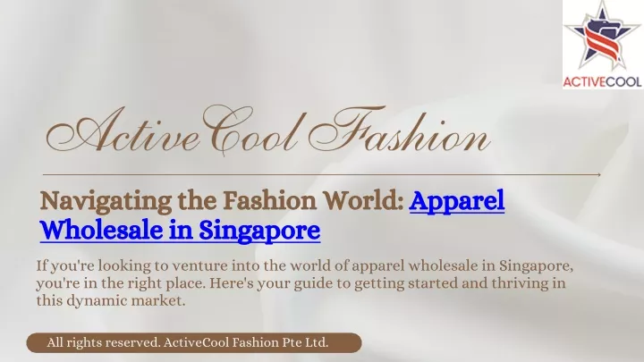 activecool fashion